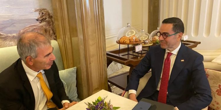 وزير الاستثمار  يلتقي رئيس مجموعة شلهوب لاستعراض فرص ومقومات الاستثمار بالسوق المصري