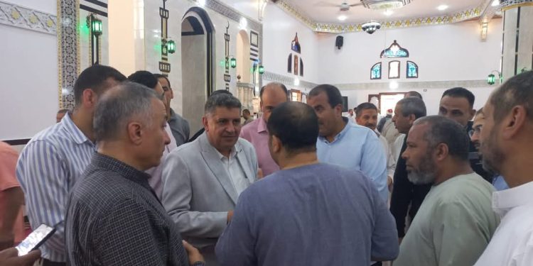 افتتاح مسجد جديد بالمنطقة السكنية 26 واسترداد وحدات متعدى عليها بمدينة السادات