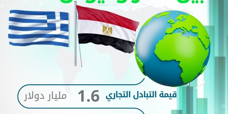 الإحصاء: 1.6 مليار دولار قيمة التبادل التجاري بين مصر واليونان عام 2024
