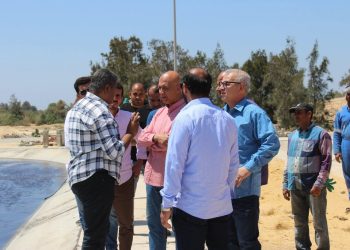 مسئولو “الإسكان” يتفقدون مشروعات دعم وتطوير البنية الأساسية بمدينة برج العرب الجديدة