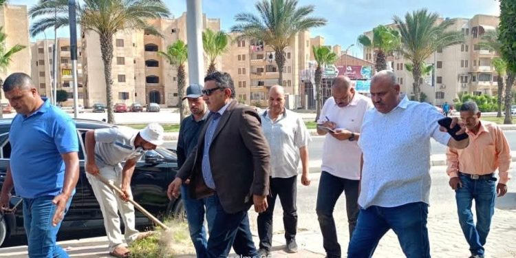 جهاز مدينة دمياط الجديدة يشن حملة لضبط وصلات مياه الشرب المخالفة