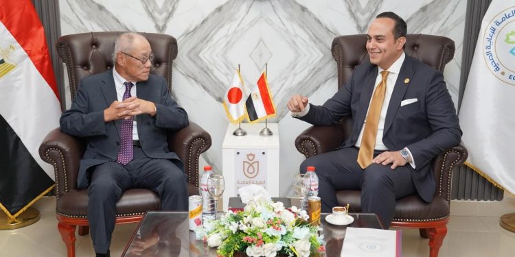 رئيس هيئة الرعاية الصحية يستقبل سفير اليابان بمجمع الإسماعيلية الطبي