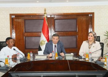 وزير الزراعة يبحث مع وفد النقابة العامة للعاملين بالبنوك والتأمينات بجنوب أفريقيا سبل التعاون المشترك