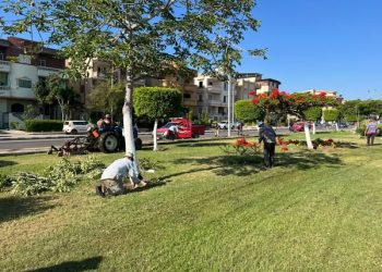 رئيس جهاز مدينة دمياط الجديدة يتفقد الأحياء السكنية والطرق بالمدينة