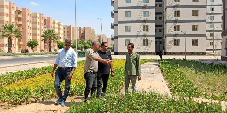رئيس جهاز مدينة بدر يتفقد تطوير مدخل المدينة ومشروع الإسكان المتميز