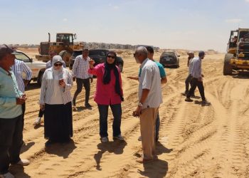 رئيس جهاز الشيخ زايد تتفقد المشروعات الجارية بتوسعات المدينة ومحطة الصرف الرئيسية