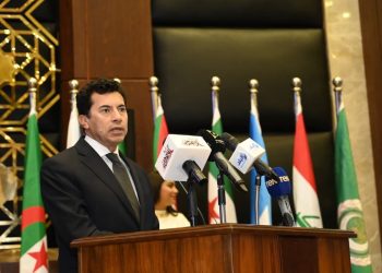 وزير الرياضة ومحافظ الإسكندرية يشهدان المؤتمر الصحفي للإعلان عن بطولتي العالم للشباب والبطولة العربية للخماسي الحديث