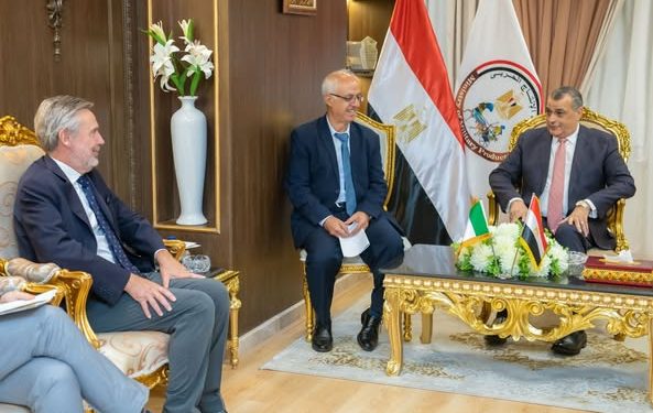 وزير الإنتاج الحربي يستقبل السفير الإيطالي لبحث سبل تعزيز التعاون المشترك في مجالات التصنيع العسكري والمدني