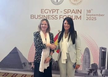 وزيرة التخطيط تلتقي وزيرة الدولة للتجارة بمملكة إسبانيا خلال فعاليات منتدى الأعمال المصري الإسباني