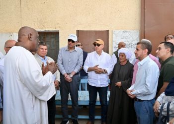 سويلم يواصل جولته بمحافظة أسوان ويتفقد منطقة وادي النقرة
