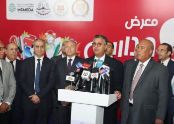 وزير التموين  بالإنابة عن دولة رئيس مجلس الوزراء يفتتح المعرض الرئيسي “أهلاً مدارس