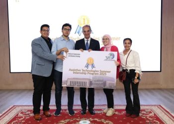 وزير الاتصالات يشهد حفل تخريج طلاب الجامعات الملتحقين بالبرنامج الصيفي للتكنولوجيات المساعدة