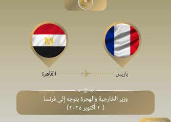 وزير الخارجية يتوجه إلى باريس