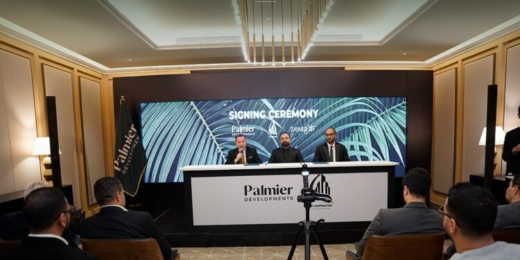 Palmier Developments تتعاقد مع شركة Sky Contors لإنهاء إنشاءات مجمع Zayard Elite