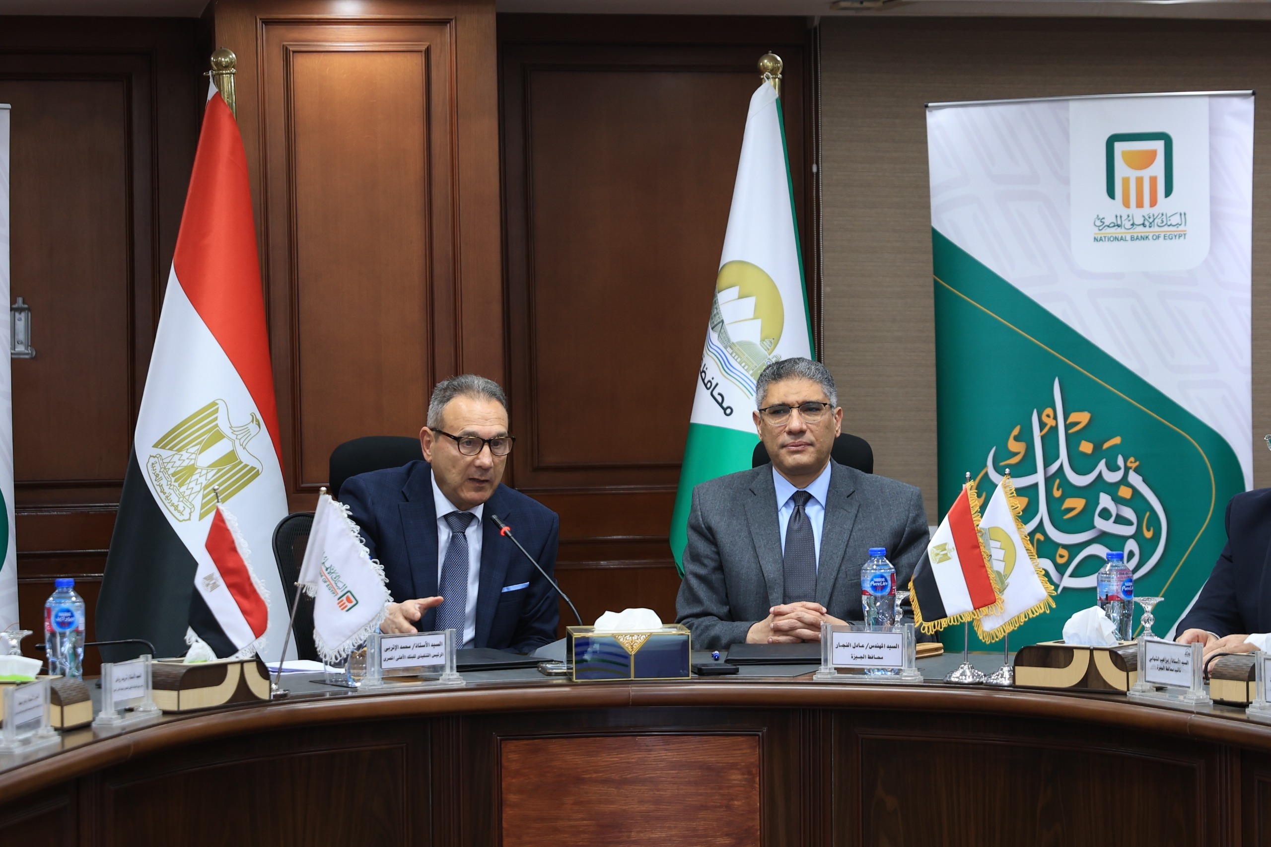 بروتوكول تعاون بين البنك الأهلي المصري ومحافظة الجيزة (2)