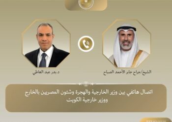 وزير الخارجية يهنئ نظيره الكويتي بتوليه المنصب الجديد