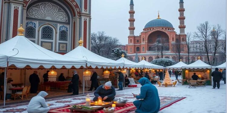 رمضان في روسيا.. 26 مليون مسلم يحتفلون بصلاة التراويح والإفطار الجماعي