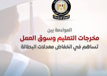 الحكومة: ربط التعليم بسوق العمل يخفض البطالة إلى 6.2%