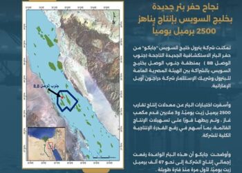 2500 برميل يوميًّا.. بئر جديدة تعزز إنتاج خليج السويس
