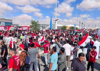 استقبال جماهيري حاشد لبعثة منتخب مصر بعد أفضل مشاركة في تاريخ المونديال
