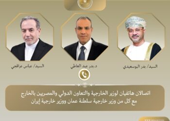 وزير الخارجية يبحث هاتفياً مع نظيريه الإيراني والعماني جهود خفض التصعيد وضمان حرية الملاحة