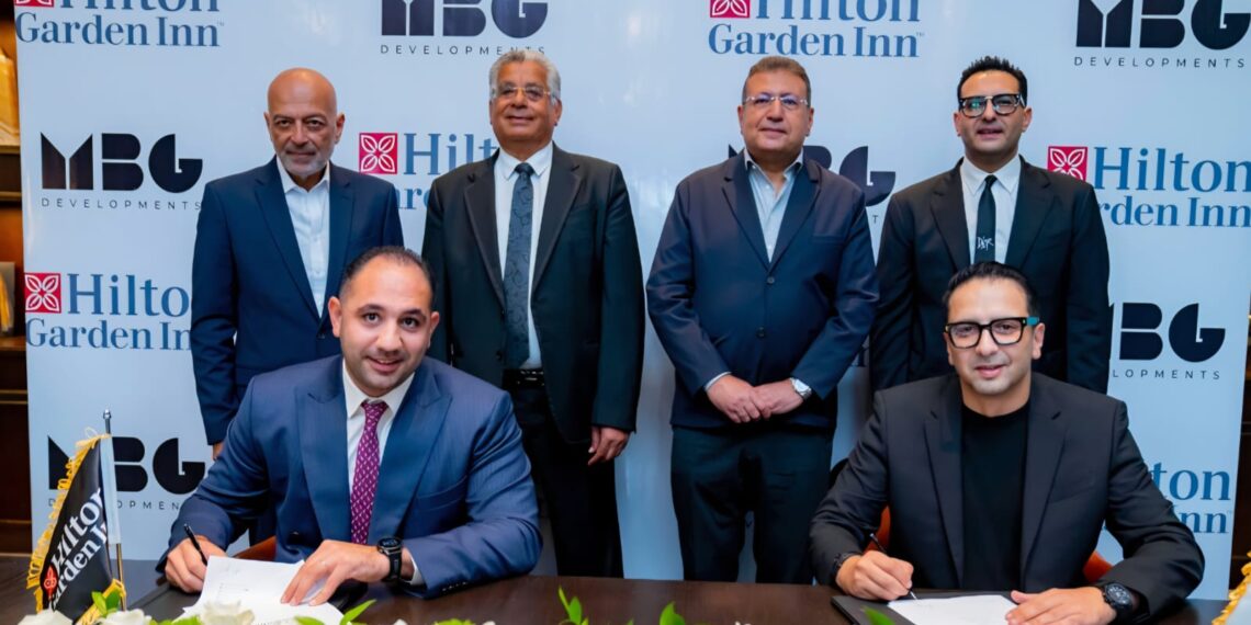 شركة «MBG DEVELOPMENTS» توقع شراكة استراتيجية مع «هيلتون العالمية» لافتتاح فندق Hilton Garden Inn بـDoray Bay رأس البر
