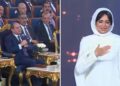 لحظة مؤثرة أمام الرئيس السيسي.. دعاء خاص لهبة مجدي بعد أزمتها الصحية