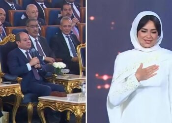 لحظة مؤثرة أمام الرئيس السيسي.. دعاء خاص لهبة مجدي بعد أزمتها الصحية
