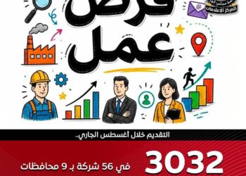 3032 فرصة عمل في 56 شركة خاصة خلال أغسطس.. تعرف على التخصصات والمحافظات