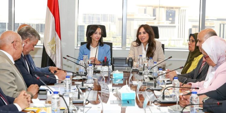 وزيرة الإسكان ومحافظ البحيرة تبحثان 52 مشروعًا لمياه الشرب والصرف الصحي