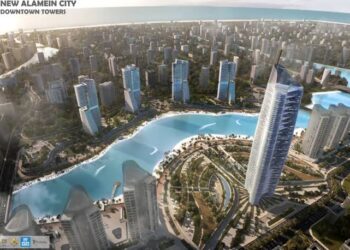 تعاون مصري–صيني لتطوير «العلمين الجديدة».. «CSCEC» تنفذ أبراج وبحيرات «الداون تاون»